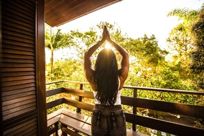 S7 - Suíte Praia da Solidão - Bollte Praia Boutique Pousada - Campeche | Veranda - Bollté Praia Boutique Pousada - Campeche - SC (Florianópolis)