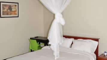 Premium bedding, memory-foam beds, individually decorated