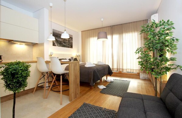 1 Schlafzimmer, Bügeleisen/Bügelbrett, kostenloses WLAN, Bettwäsche