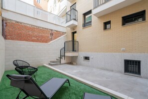 Terrace/patio - apartamento con terraza de alquiler temporal (Madrid)