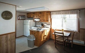 Fridge, microwave, toaster