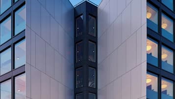 Blick von der Unterkunft