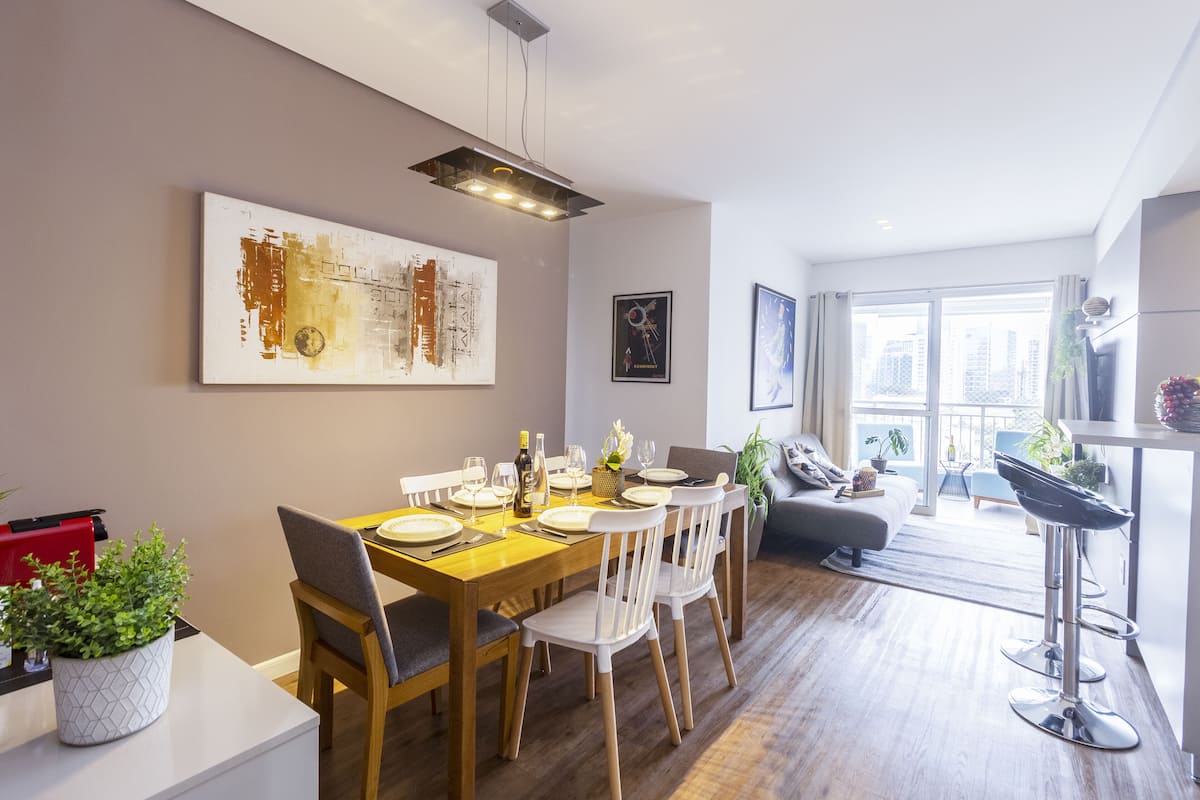 3 habitaciones, escritorio, wifi gratis y ropa de cama