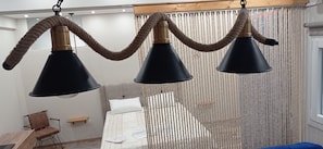 1 bedroom, blackout curtains, soundproofing, iron/ironing board