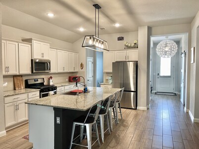 Whole home! 3BR/2BA Family-Friendly Rental Near Austin Airport–Great Amenities!