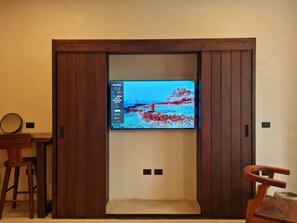 Departamento Confort | Área de sala de estar | Smart TV, Netflix y servicios de streaming