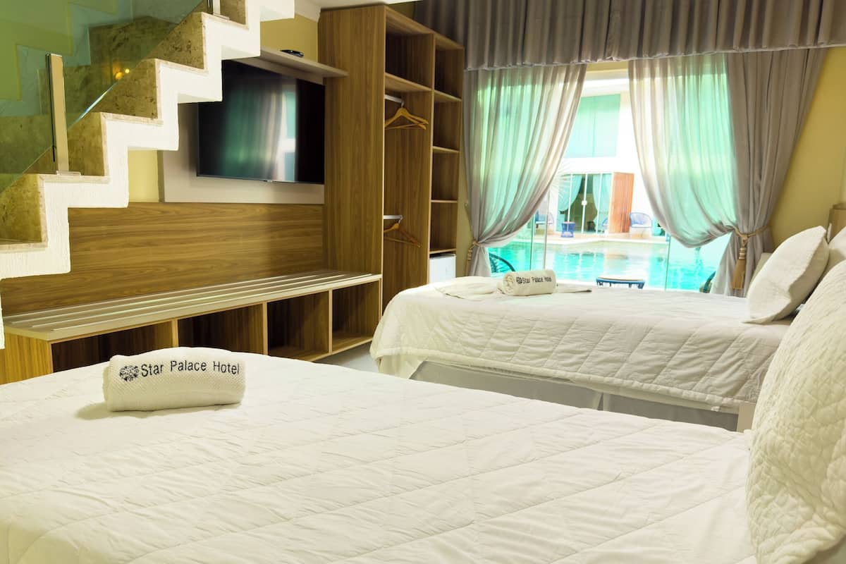 Quadruple Suite Duplex Deluxe | Minibar, free cots/infant beds, free WiFi, individually decorated