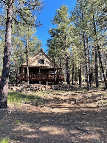 Flagstaff Cabin in Forest near Lake Mary. Mountain Views. Pet-Friendly