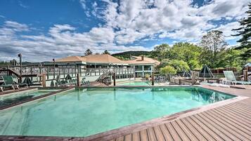 Indoor pool, outdoor pool