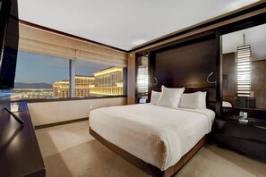 1 bedroom, iron/ironing board, WiFi, wheelchair access - Vdara Deluxe Suite with Gorgeous Bellagio & Sphere Views! (Paradise)