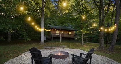 Hytti-Romanttinen-Oma kylpyhuone-Outback Cabin