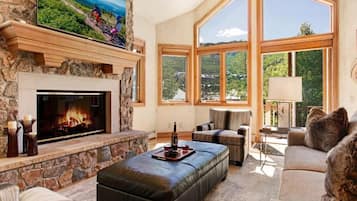 Téléviseur connecté, foyer, livres