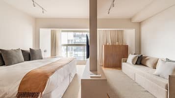 Apartemen | Seprai premium, brankas, dan didekorasi berbeda-beda