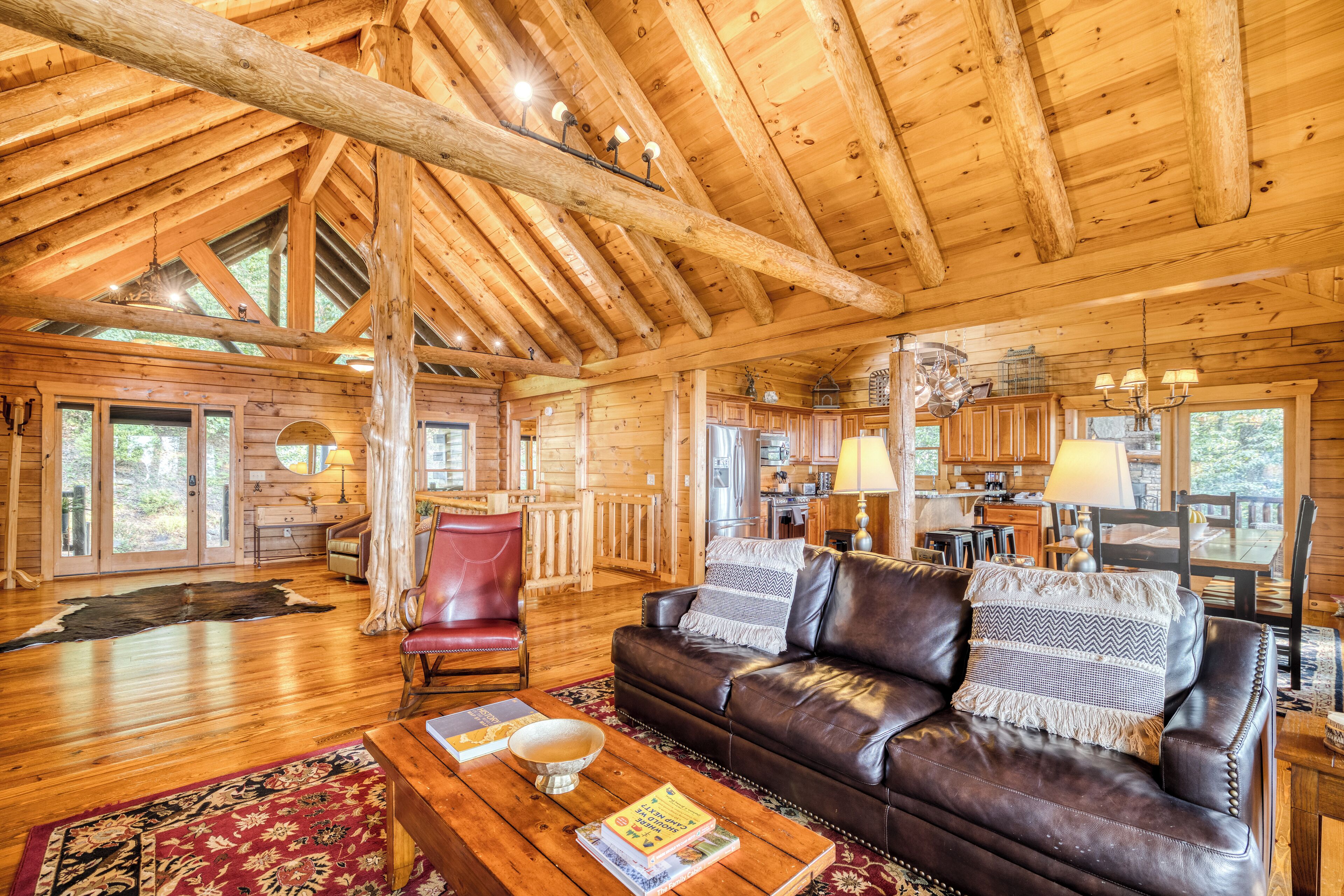 Smart TV, fireplace, video games, offices