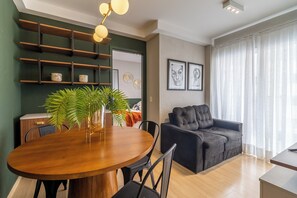 Executive Apartment | Living area | TV - Akile Hype Augusta (São Paulo)