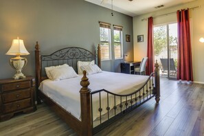 3 habitaciones, tabla de planchar con plancha y acceso a internet