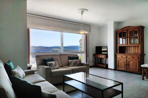 Living area - Desconectaengalicia El Pescador, Vistas al Puerto, 200m Playa (Portonovo)