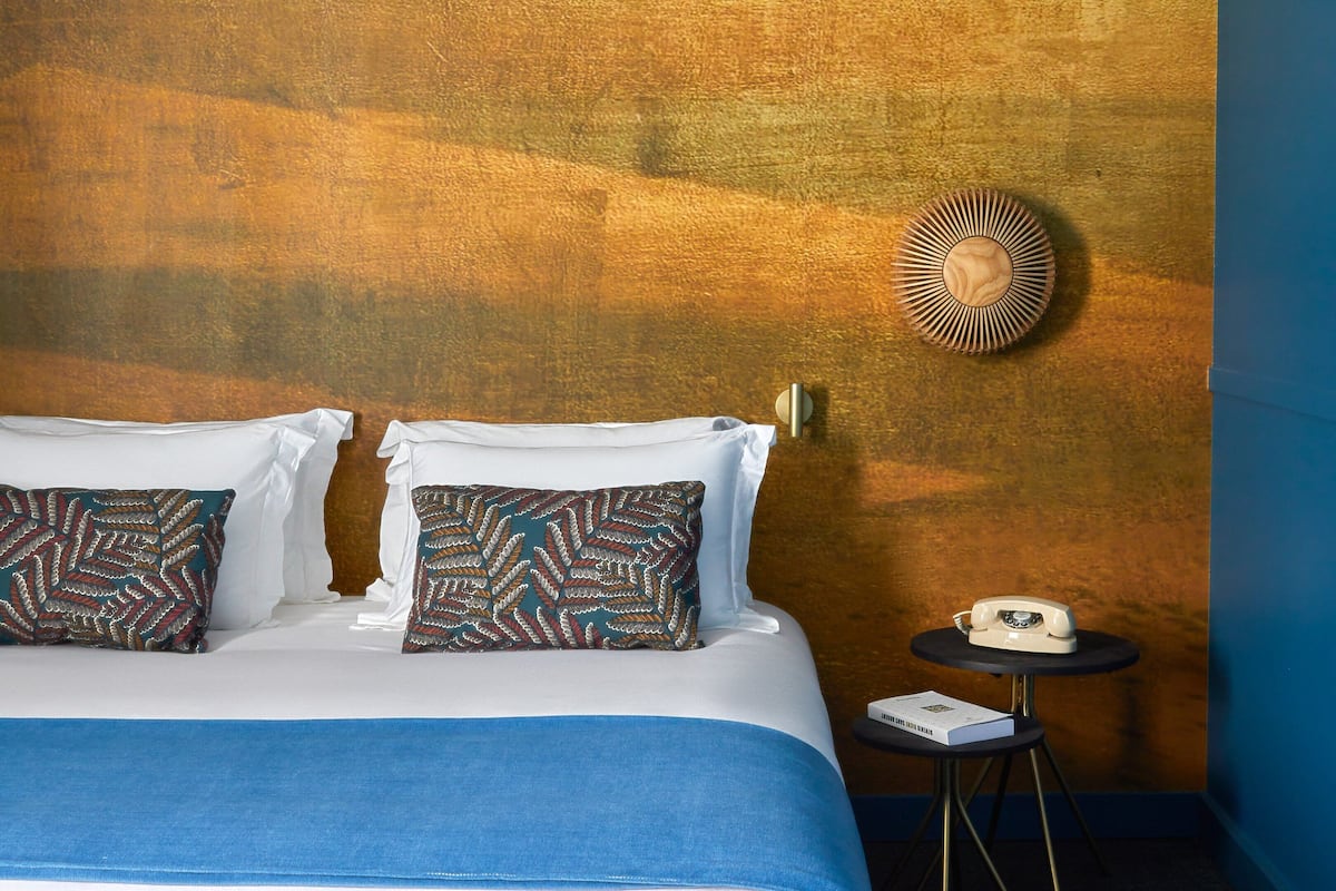 1 bilik tidur, peralatan tempat tidur premium, tilam berlapik