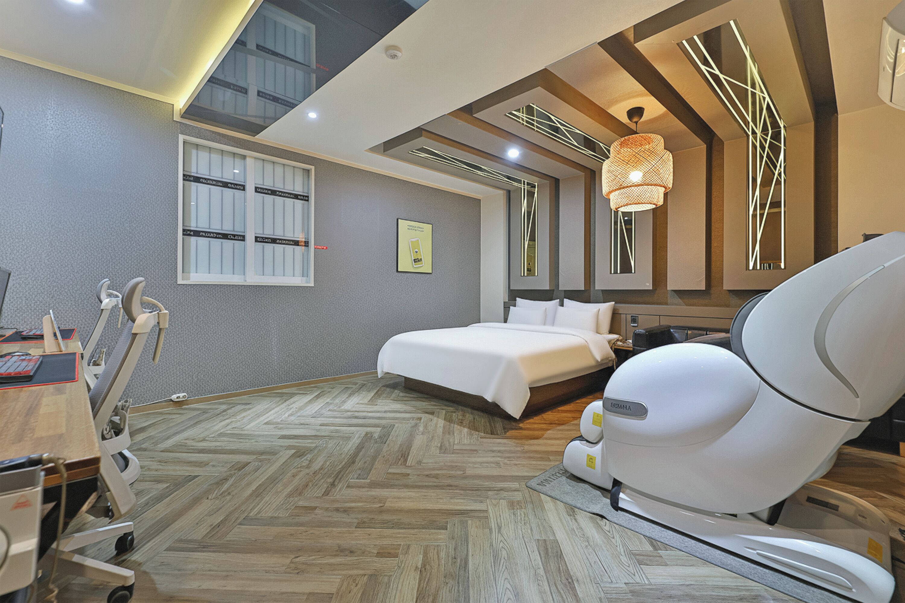 Doppia Luxury | Una scrivania, insonorizzazione, Wi-Fi gratuito, lenzuola