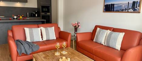 Téléviseur, table de ping-pong, chaßne audio