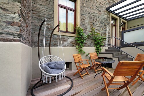 Ferienwohnung "Alte Stadtvilla Am Weinberg 1" mit Gemeinschaftsterrasse und WLAN