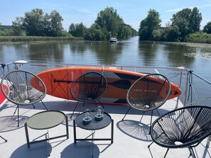 Miscellaneous - Driving licence-free mobile houseboat "My Way" on the Mecklenburg Lake Plateau (Rechlin)