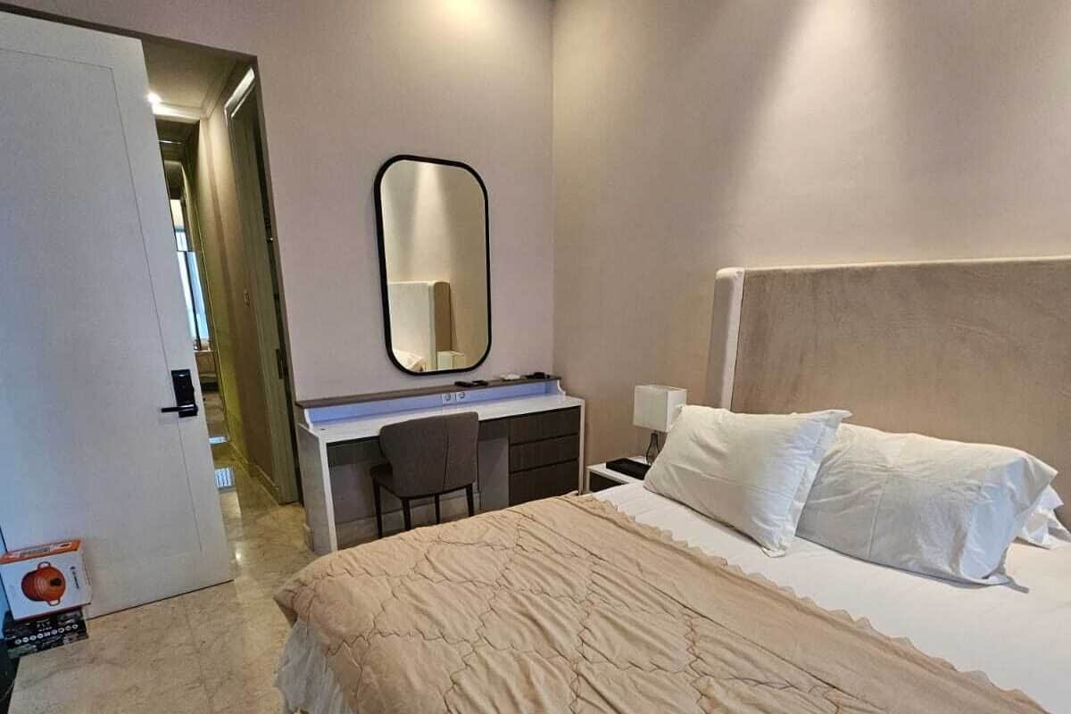 Apartemen Bisnis | 1 kamar tidur dan dilengkapi dengan perabotan berbeda-beda