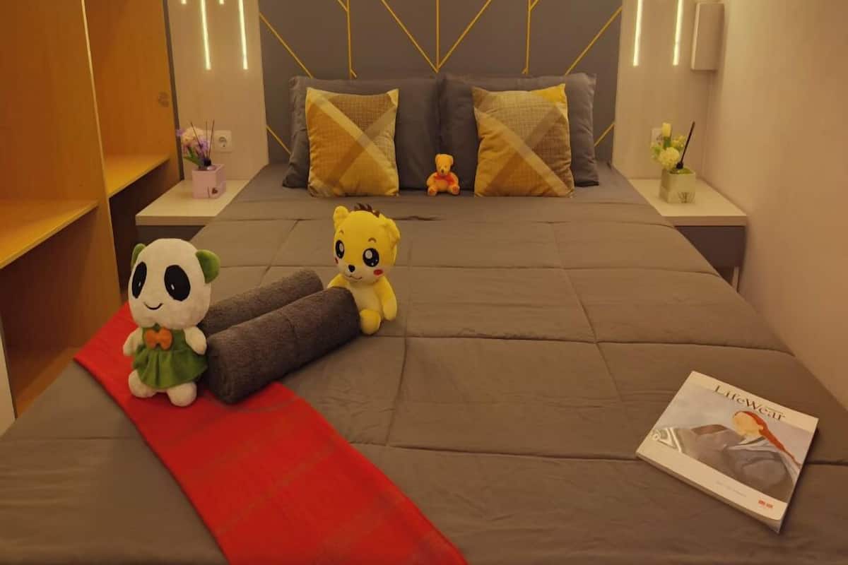 Studio Kota | 1 kamar tidur dan dilengkapi dengan perabotan berbeda-beda