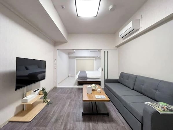 TV, offices - Modern 1 BR near Hondori District for 6 Ppl (Hiroshima)