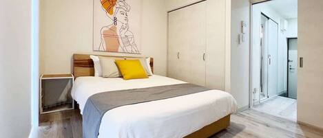 1 soverom, strykejern/-brett, wi-fi og sengetøy