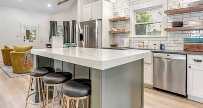 Lux North End Gem w/ Gourmet Kitchen and Spa-Inspired Master Bathroom | 10 min Walk to Hyde Park