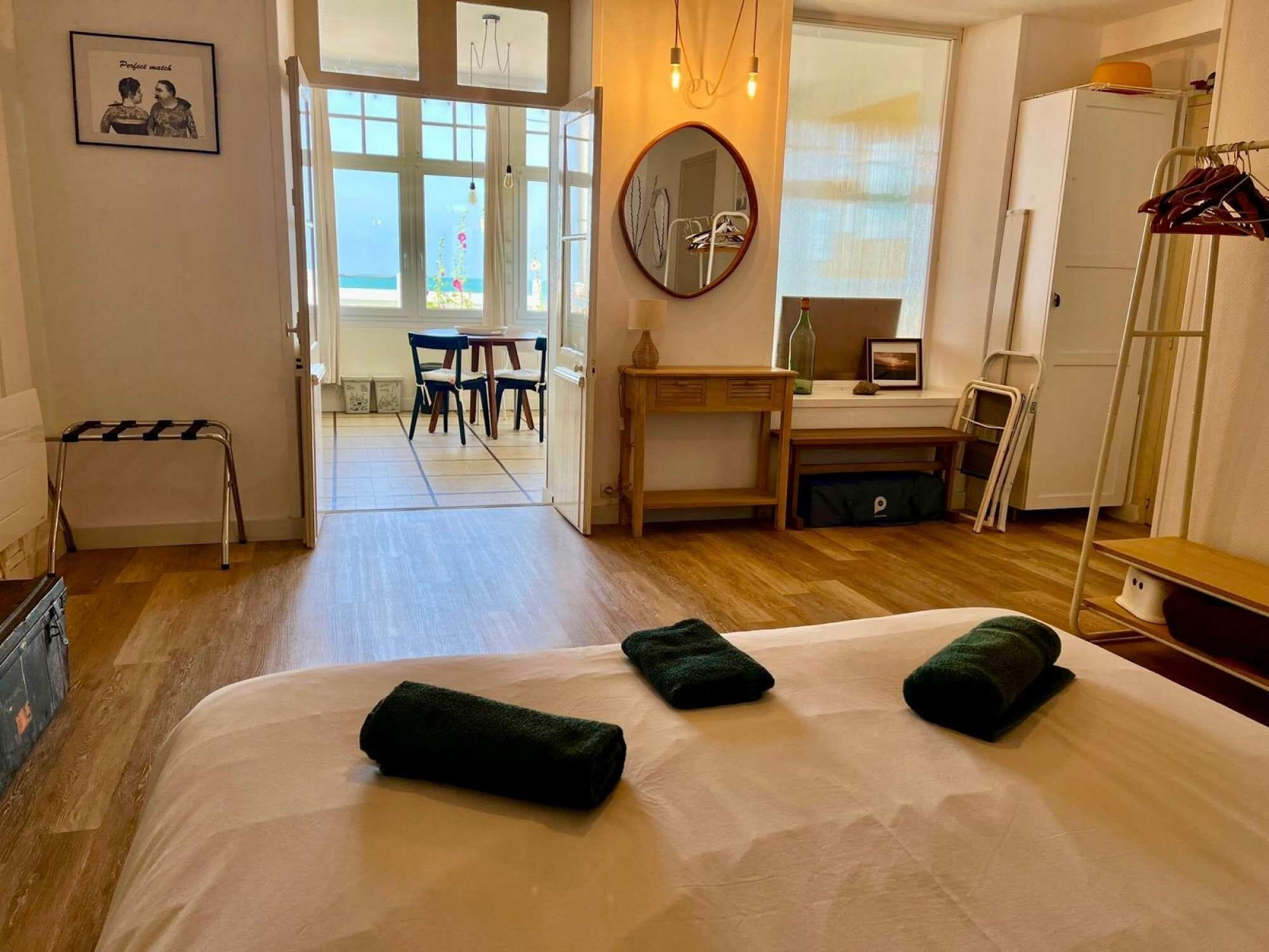 1 slaapkamer, reisbedje, beddengoed