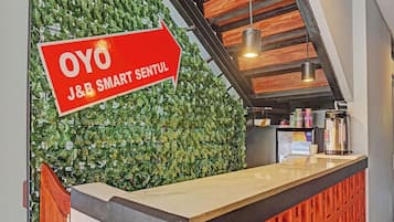 Meja sambut tetamu
