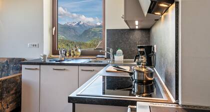 Apartment 'Gatscherhof Abendrot' with Mountain View, Shared Garden and Wi-Fi