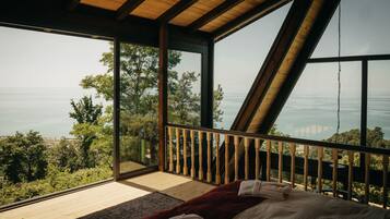 Luxury-Bungalow, Whirlpool, Meerblick | 1 Schlafzimmer, laptopgeeigneter Arbeitsplatz, kostenloses WLAN