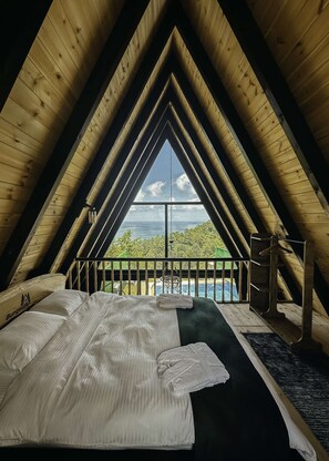 Comfort-Bungalow, Whirlpool, Poolblick | 1 Schlafzimmer, laptopgeeigneter Arbeitsplatz, kostenloses WLAN