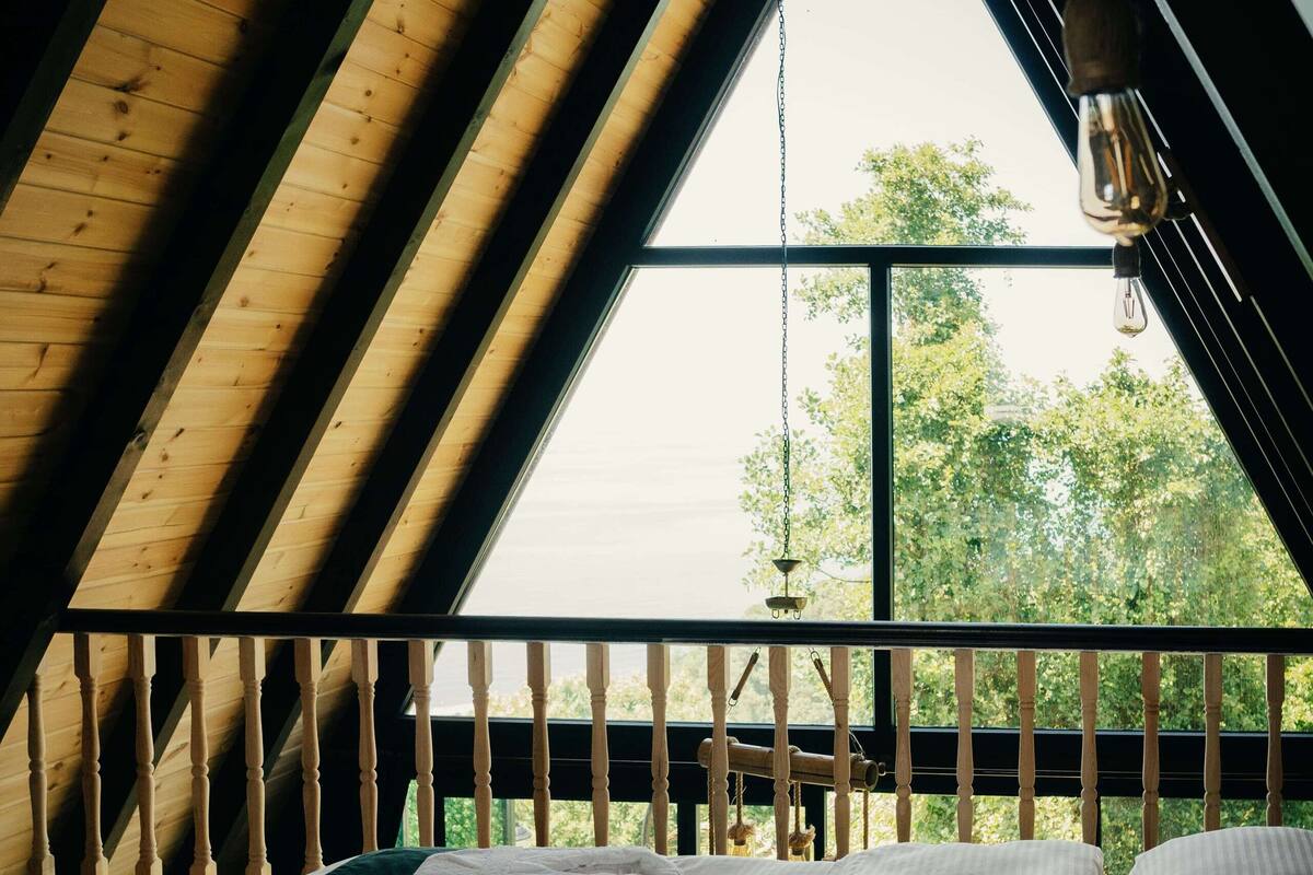 Bungalow, Whirlpool, Meerblick | 1 Schlafzimmer, laptopgeeigneter Arbeitsplatz, kostenloses WLAN