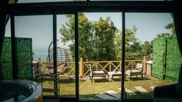 Blick von der Unterkunft