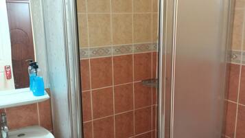 Standard Double or Twin Room, Balcony, Pool View | Bathroom | Shower, hair dryer, slippers, bidet