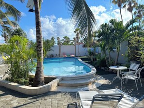 Pool - Penthouse, Private roof terrace. resort size pool, walking distance to PalmBeach (Noord)