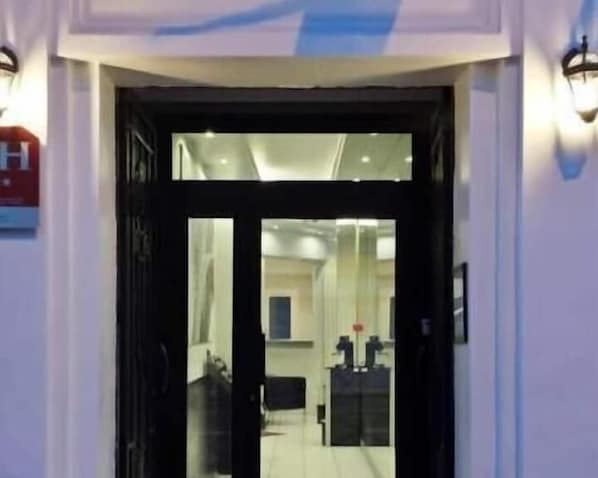 Voorkant van accommodatie