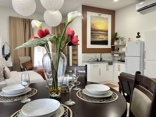 This studio is a 1 bedroom(s), 1 bathrooms, located in Crown Point, Tobago.