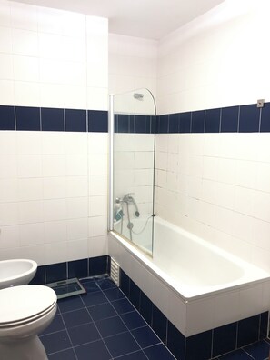 Dutxa, assecador de cabells, bidet i tovalloles 