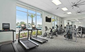 Fitness facility - Spacious 9BR Villa | Home Theater & Pool! (Davenport)