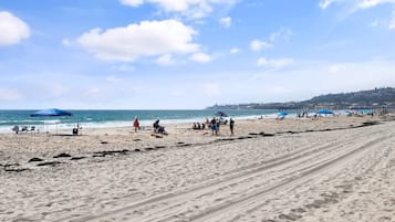 Vlak bij het strand