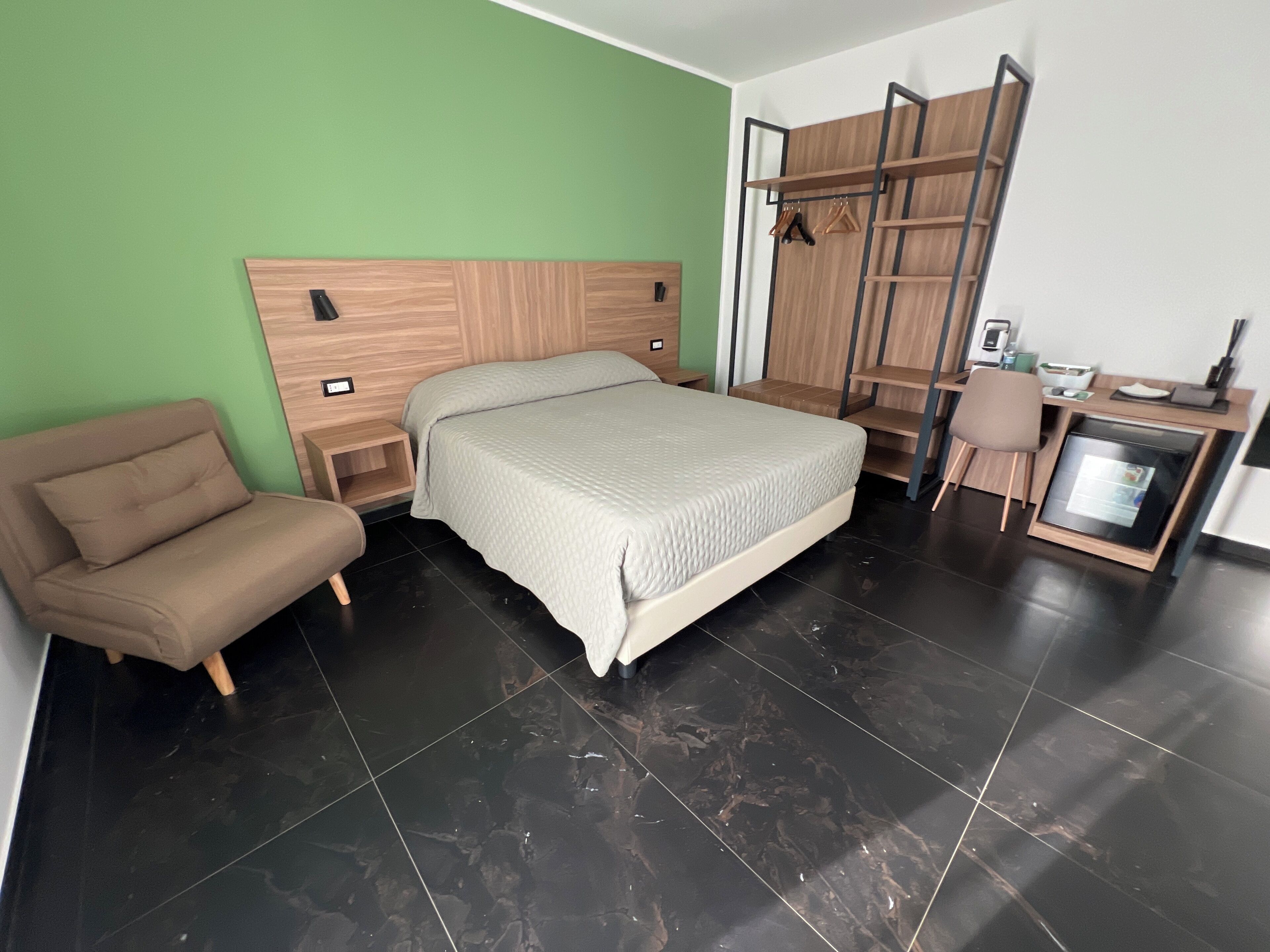 Chambre Triple Standard, vue jardin