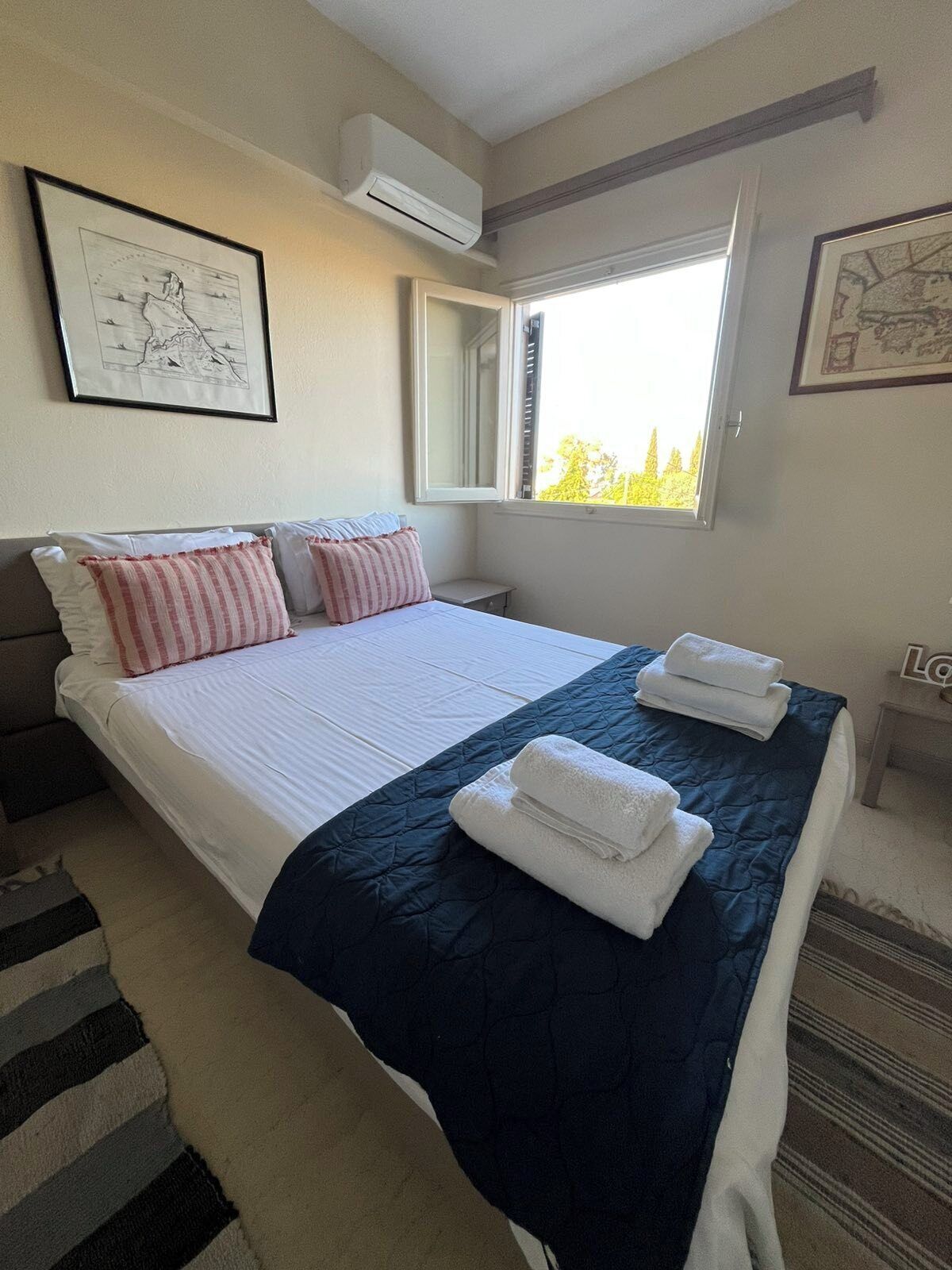 Small & Cozy 2-Bedroom Apartment with Pool & Sea View | Memory foam beds, individually furnished, iron/ironing board, free WiFi