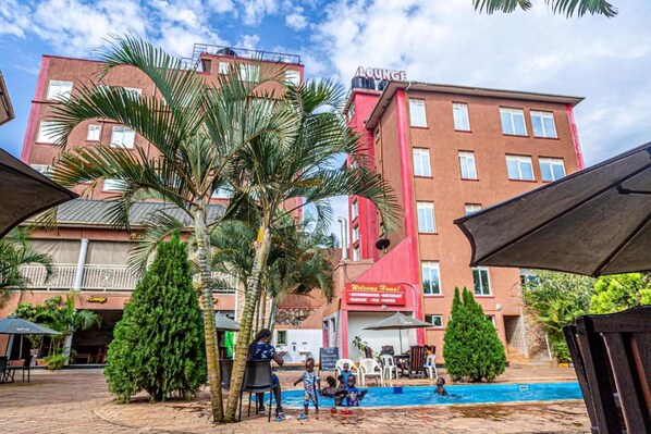 Fassade der Unterkunft