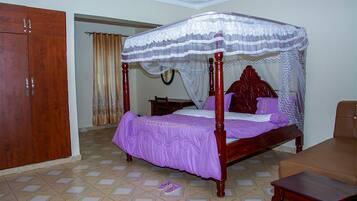 Individually decorated, individually furnished, desk, laptop workspace