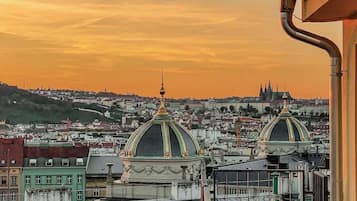 Blick von der Unterkunft